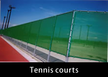 Tennis courts